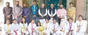 PU students win I-Day karate Championship